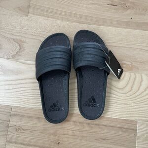 Adidas adilette boost black men’s slides